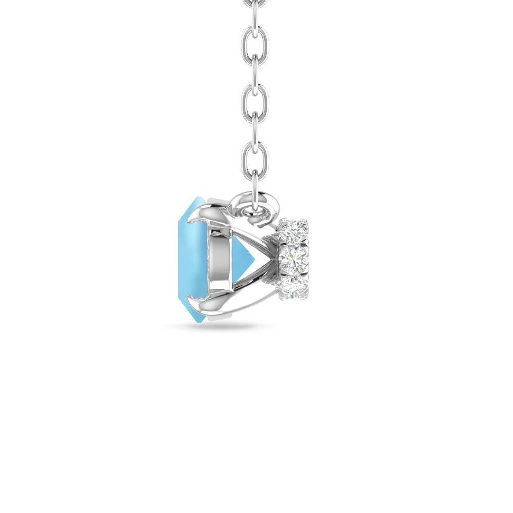 White Gold - Aquamarine