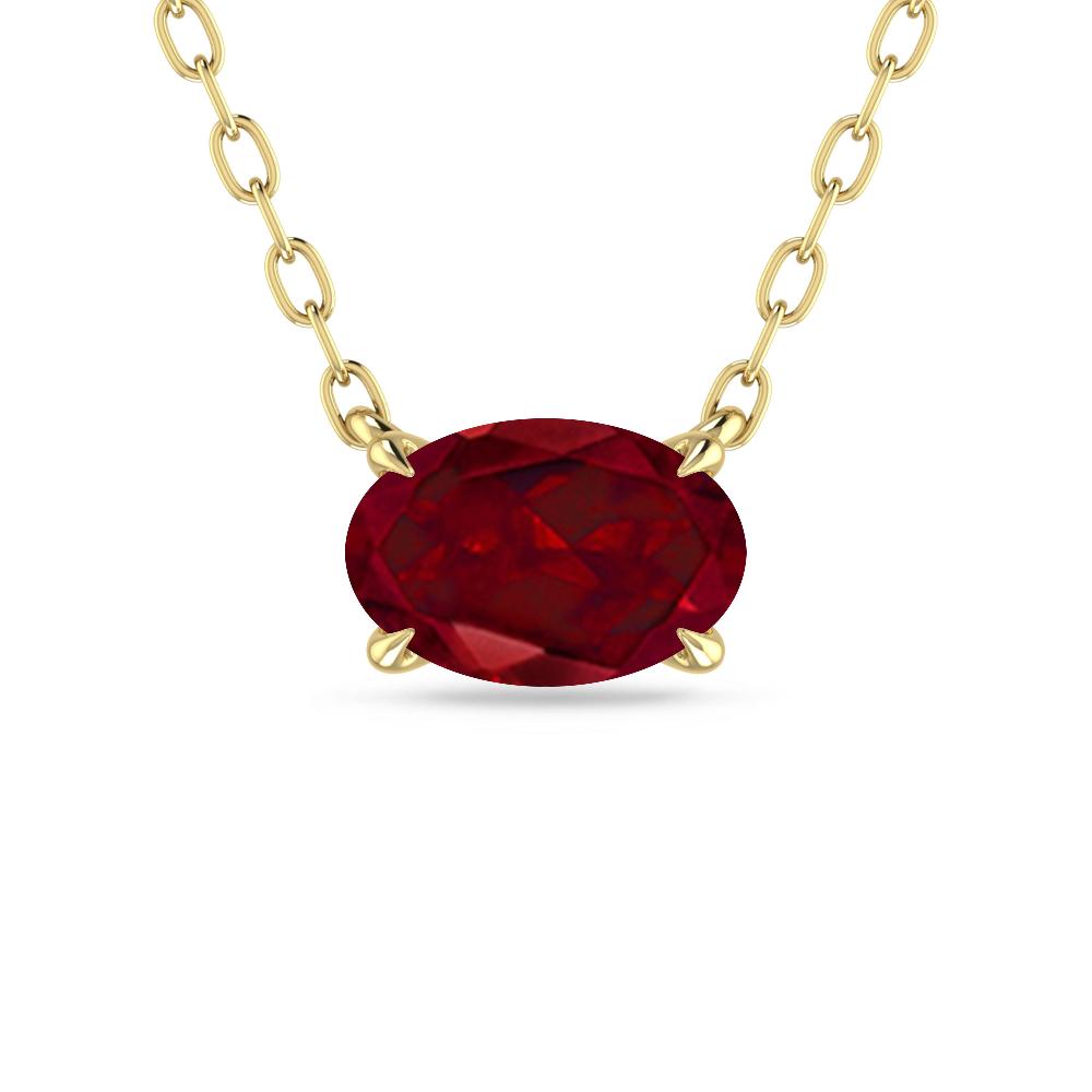 Yellow Gold - Garnet