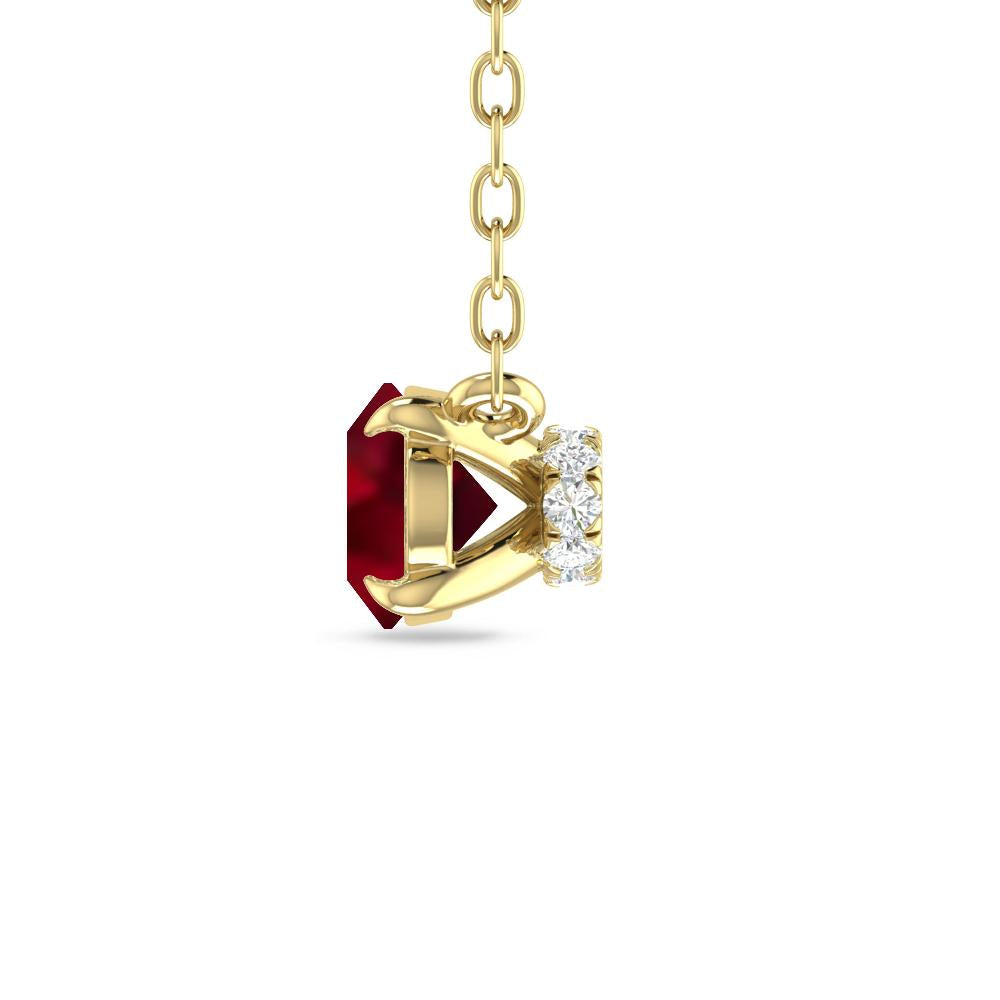 Yellow Gold - Garnet