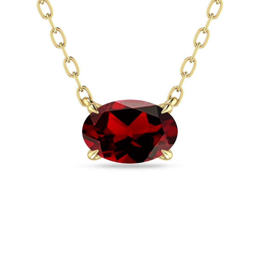 Yellow Gold - Garnet