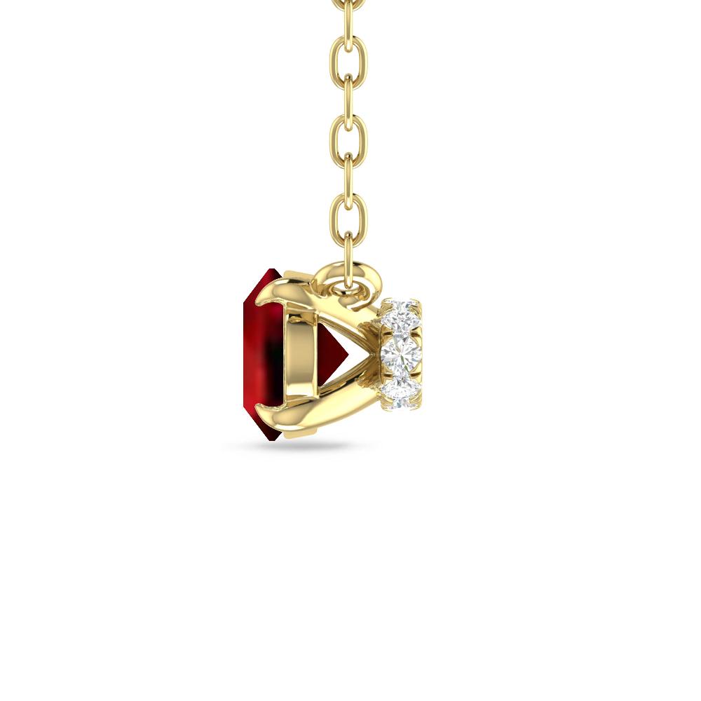 Yellow Gold - Garnet