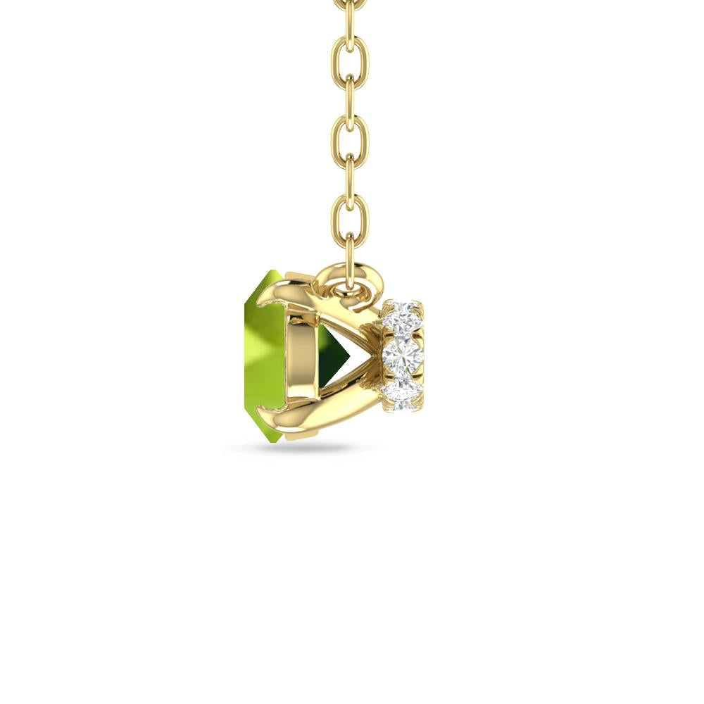 Yellow Gold - Peridot