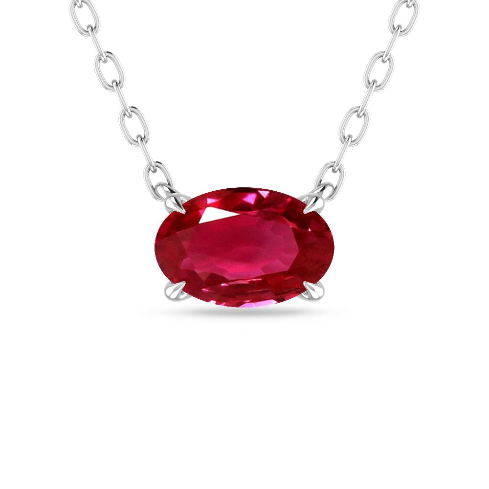 White Gold - Ruby