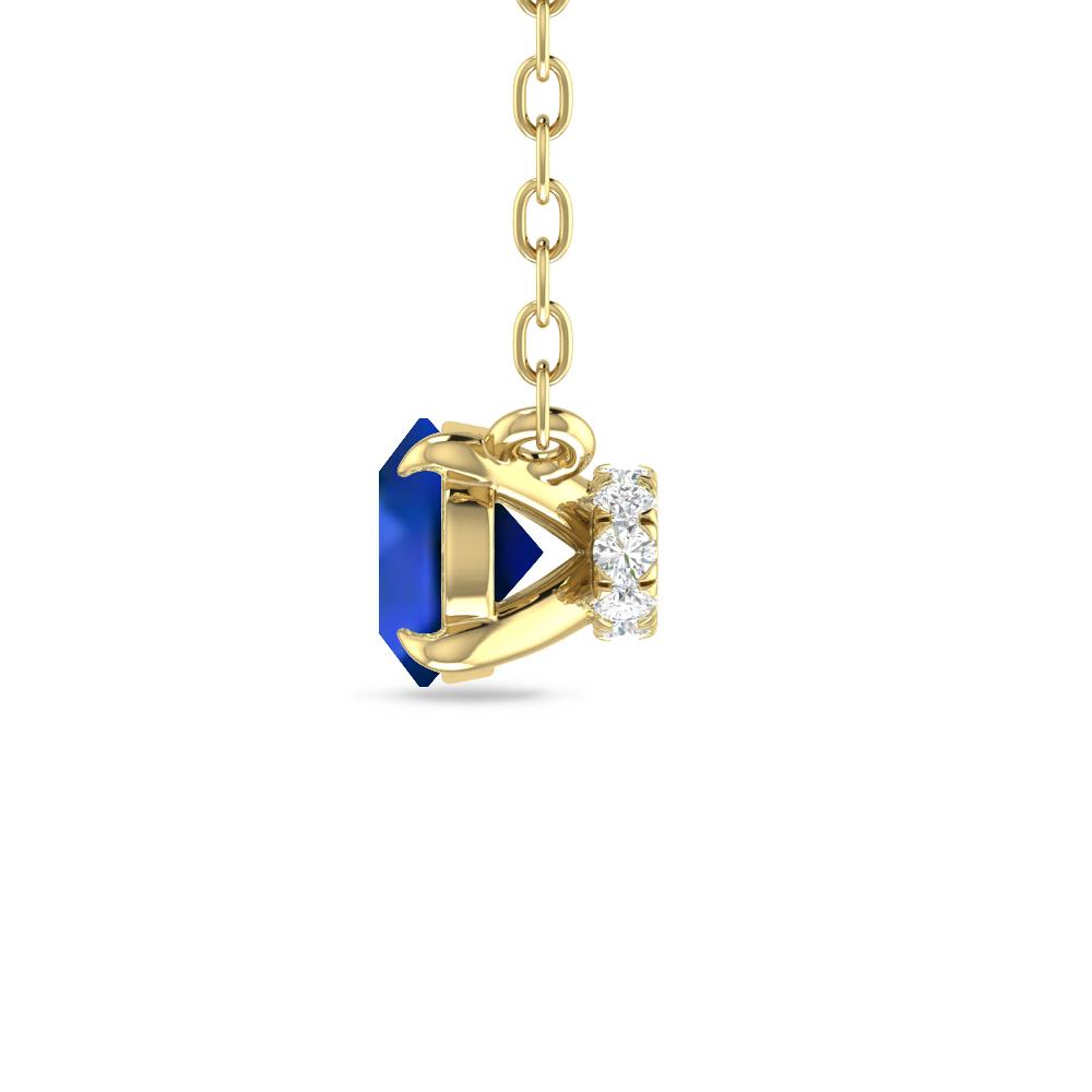 Yellow Gold - Sapphire