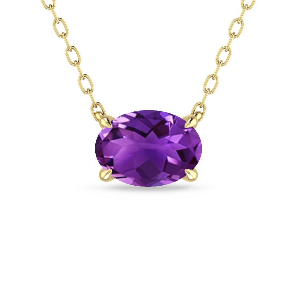 Yellow Gold - Amethyst