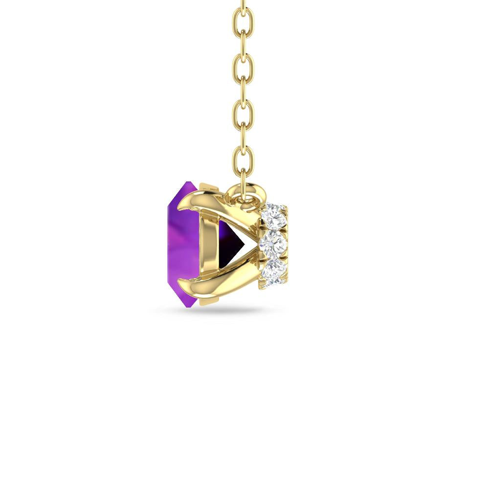 Yellow Gold - Amethyst