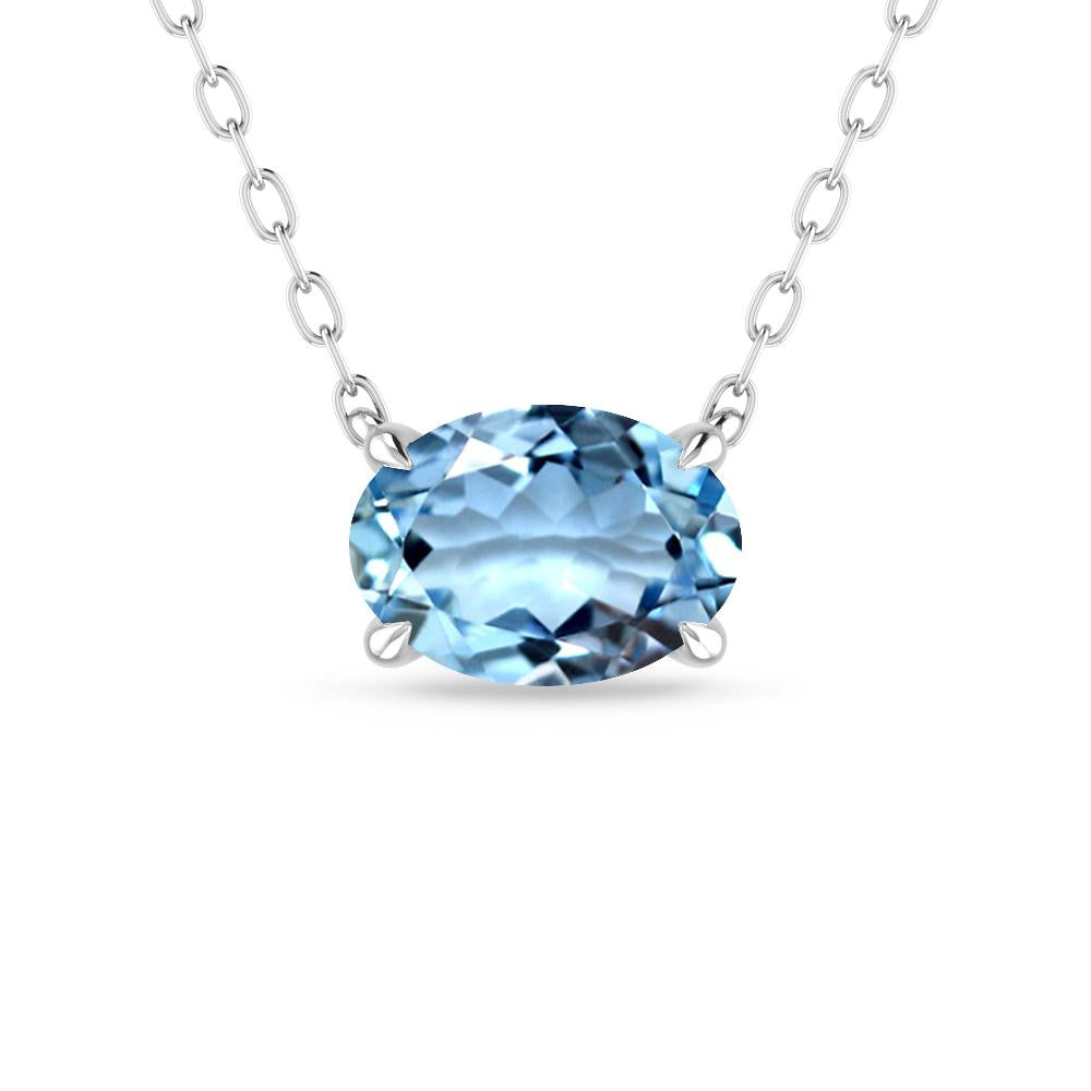 White Gold - Aquamarine