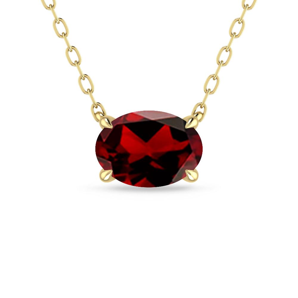 Yellow Gold - Garnet