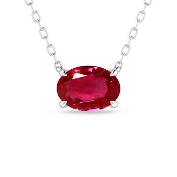 White Gold - Ruby