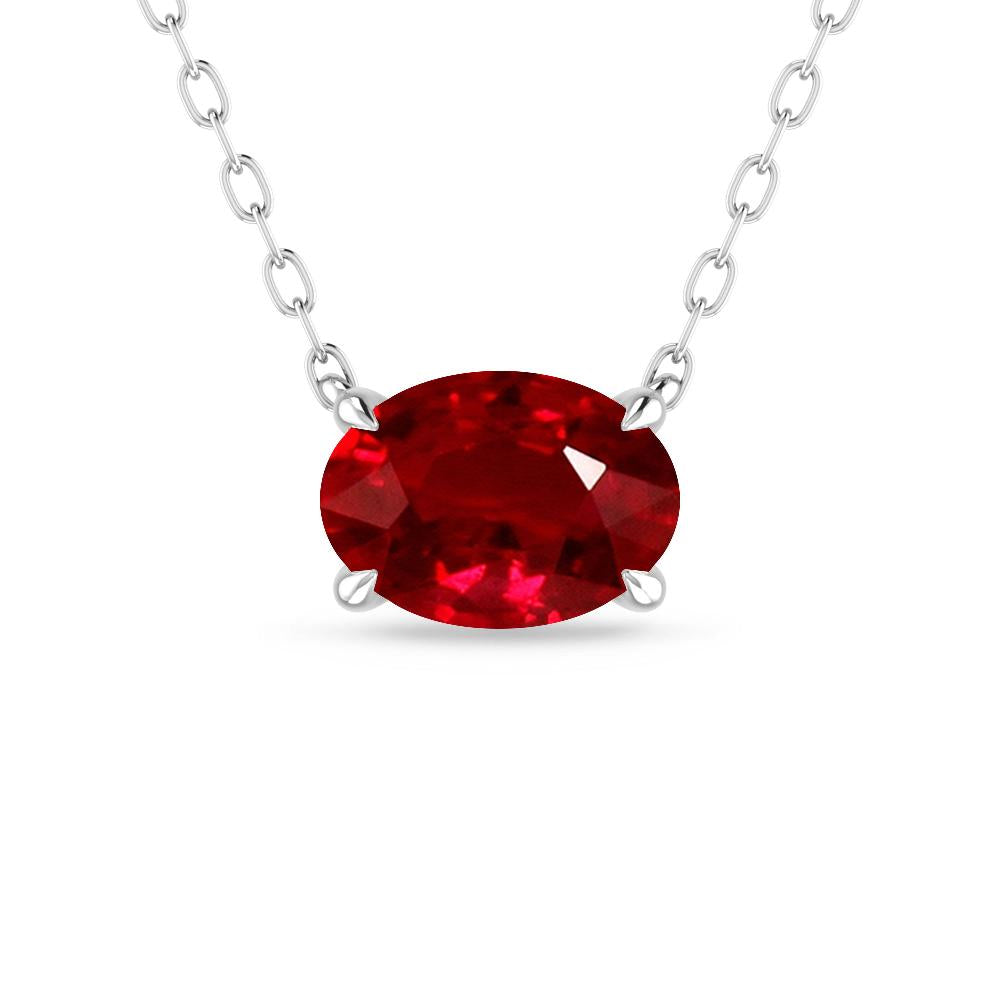 White Gold - Ruby