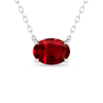 White Gold - Ruby