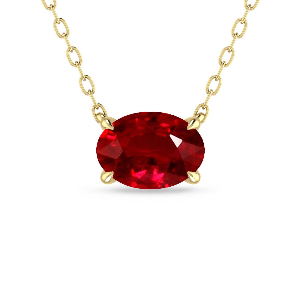 Yellow Gold - Ruby