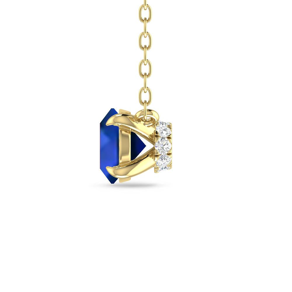 Yellow Gold - Sapphire