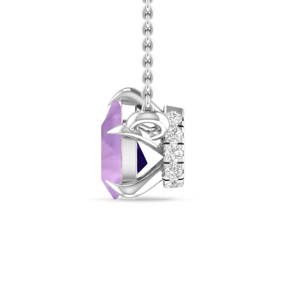 White Gold - Amethyst