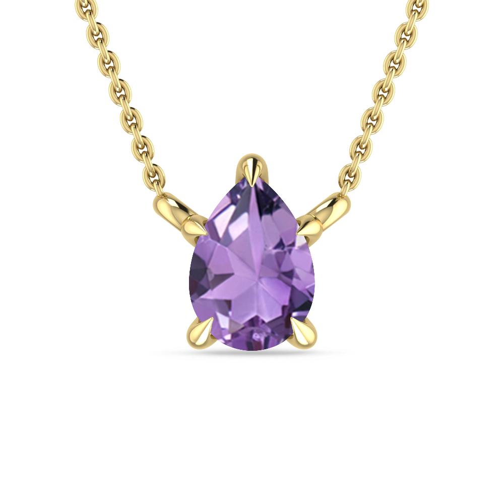 Yellow Gold - Amethyst