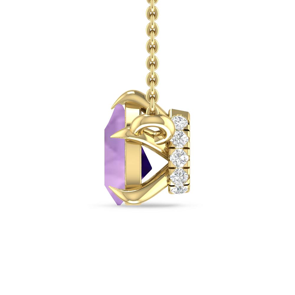 Yellow Gold - Amethyst