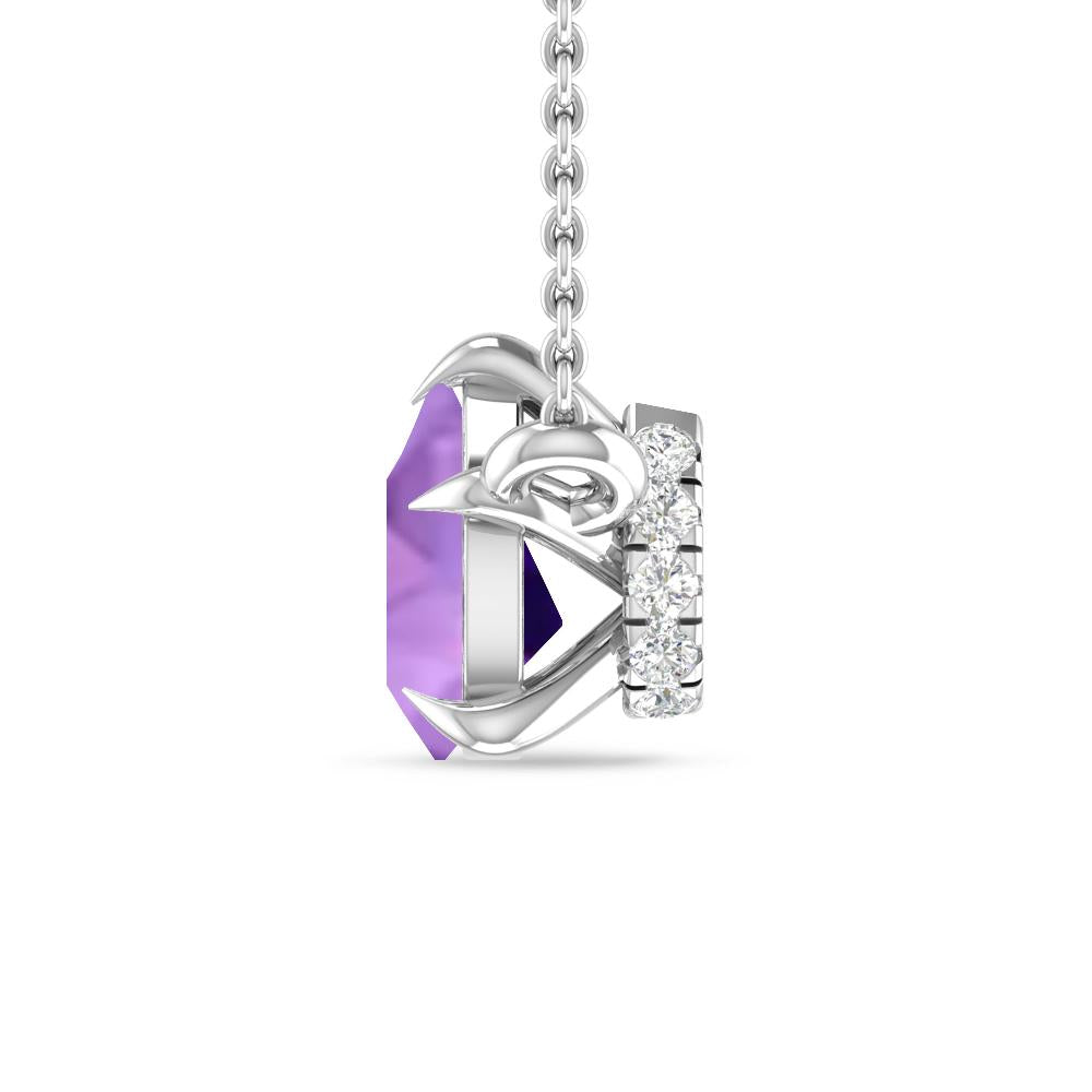 White Gold - Amethyst