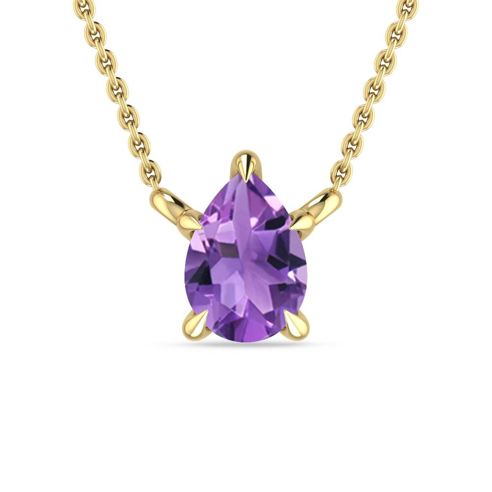 Yellow Gold - Amethyst