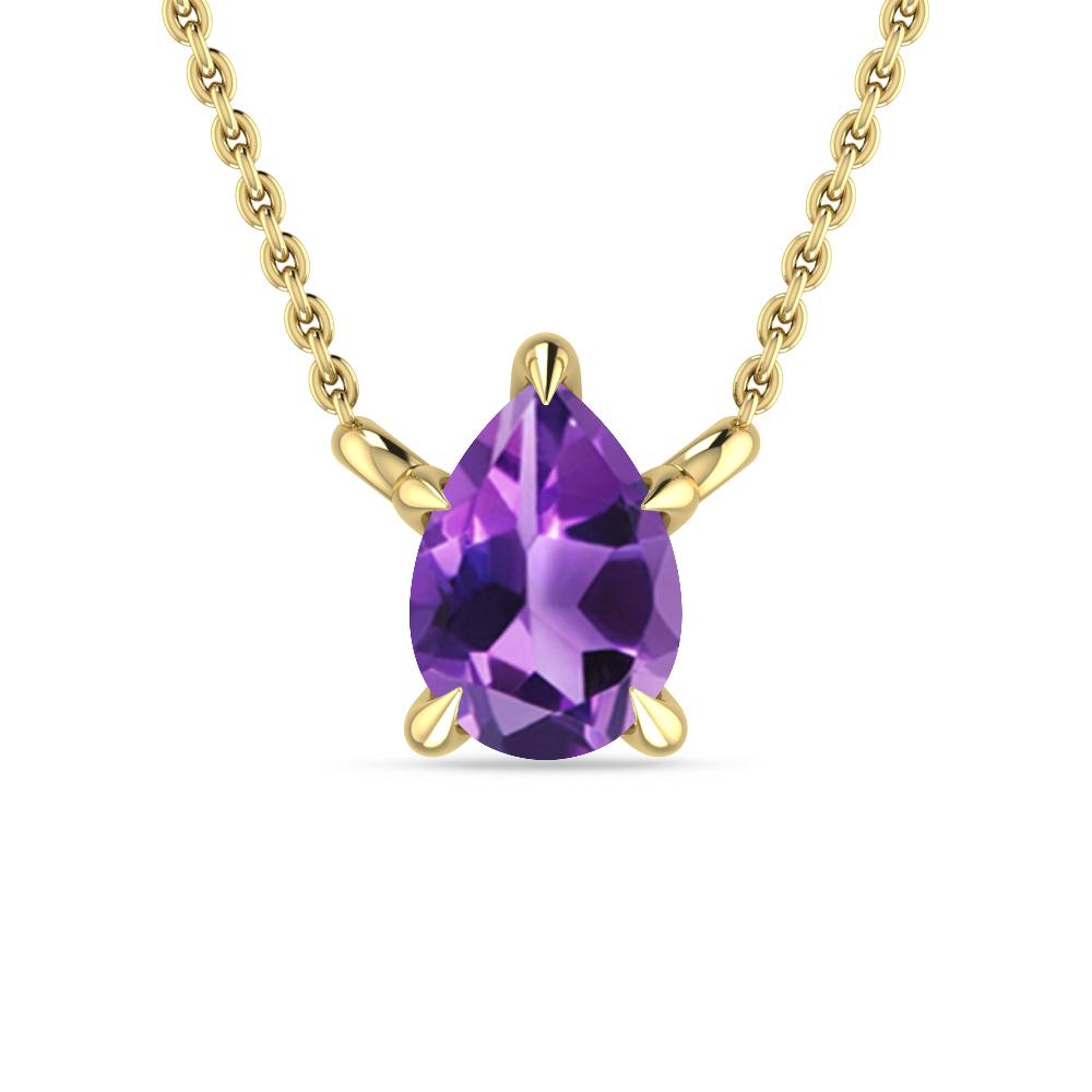 Yellow Gold - Amethyst