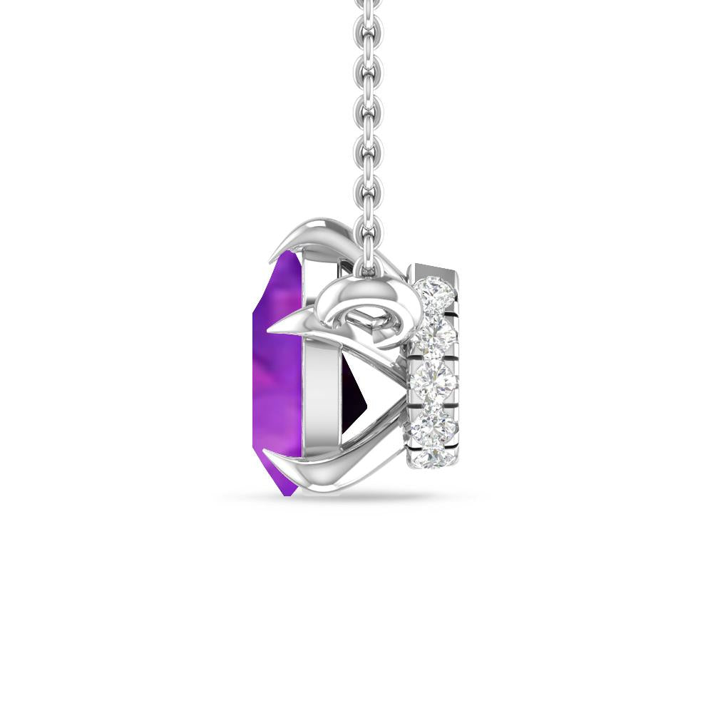 White Gold - Amethyst