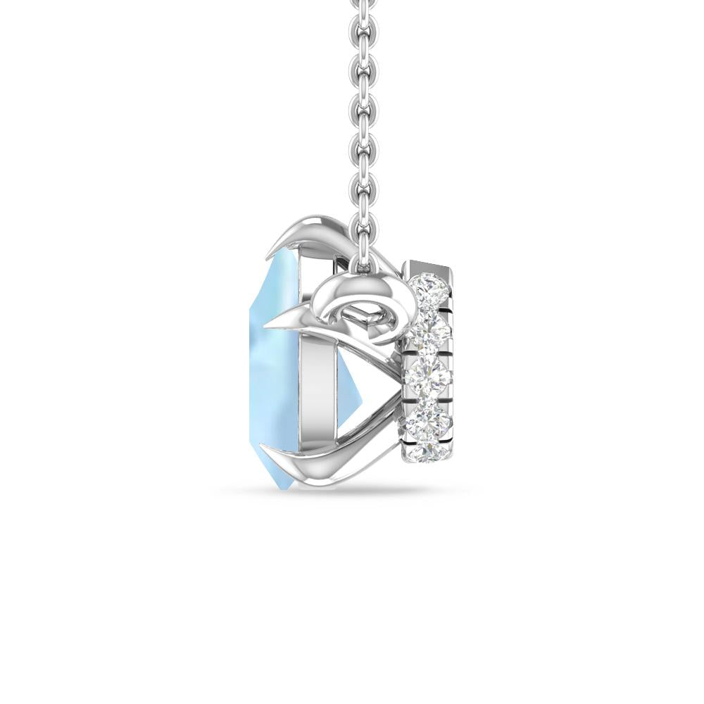 White Gold - Aquamarine