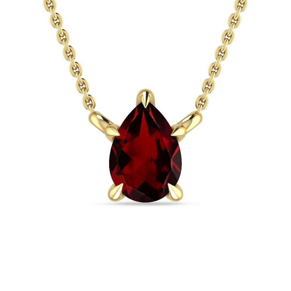 Yellow Gold - Garnet