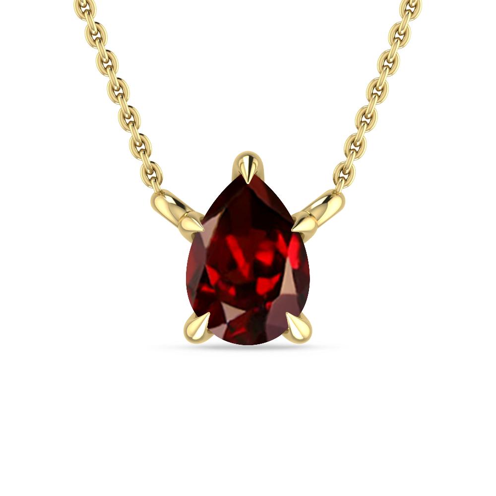 Yellow Gold - Garnet