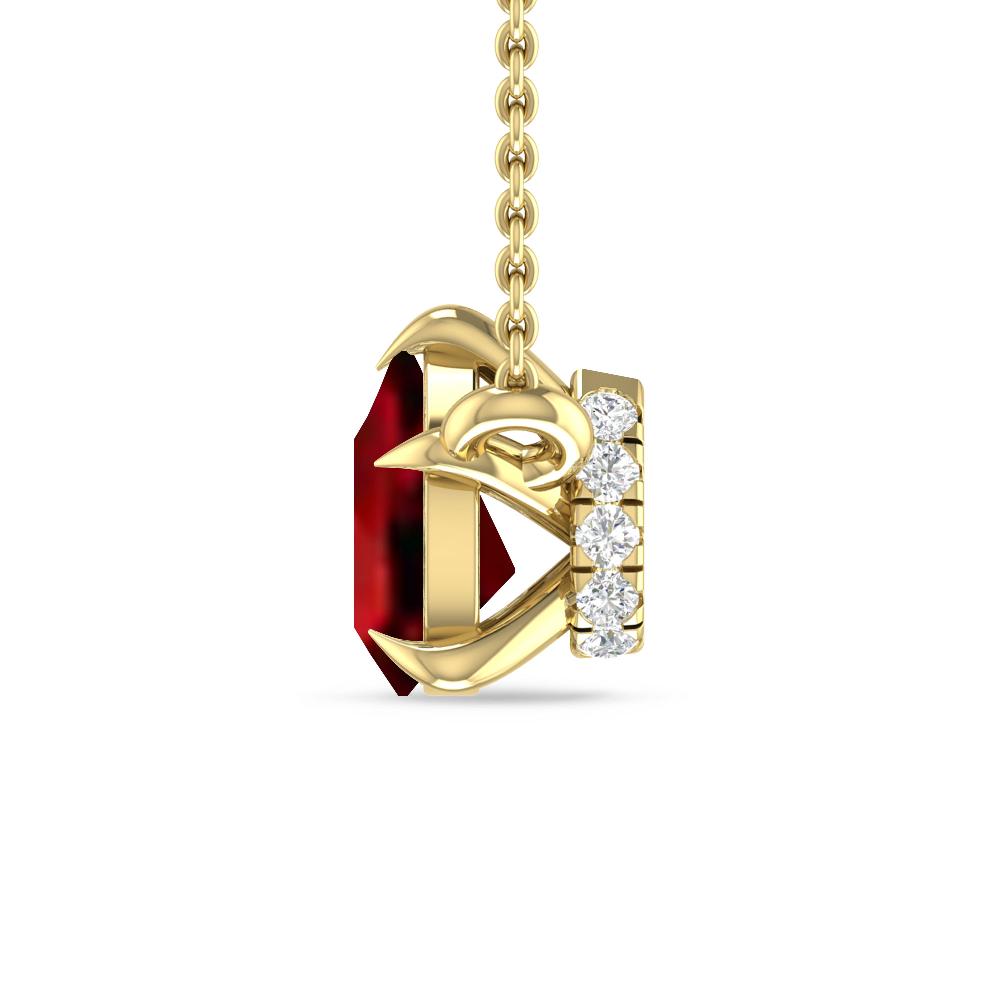 Yellow Gold - Garnet