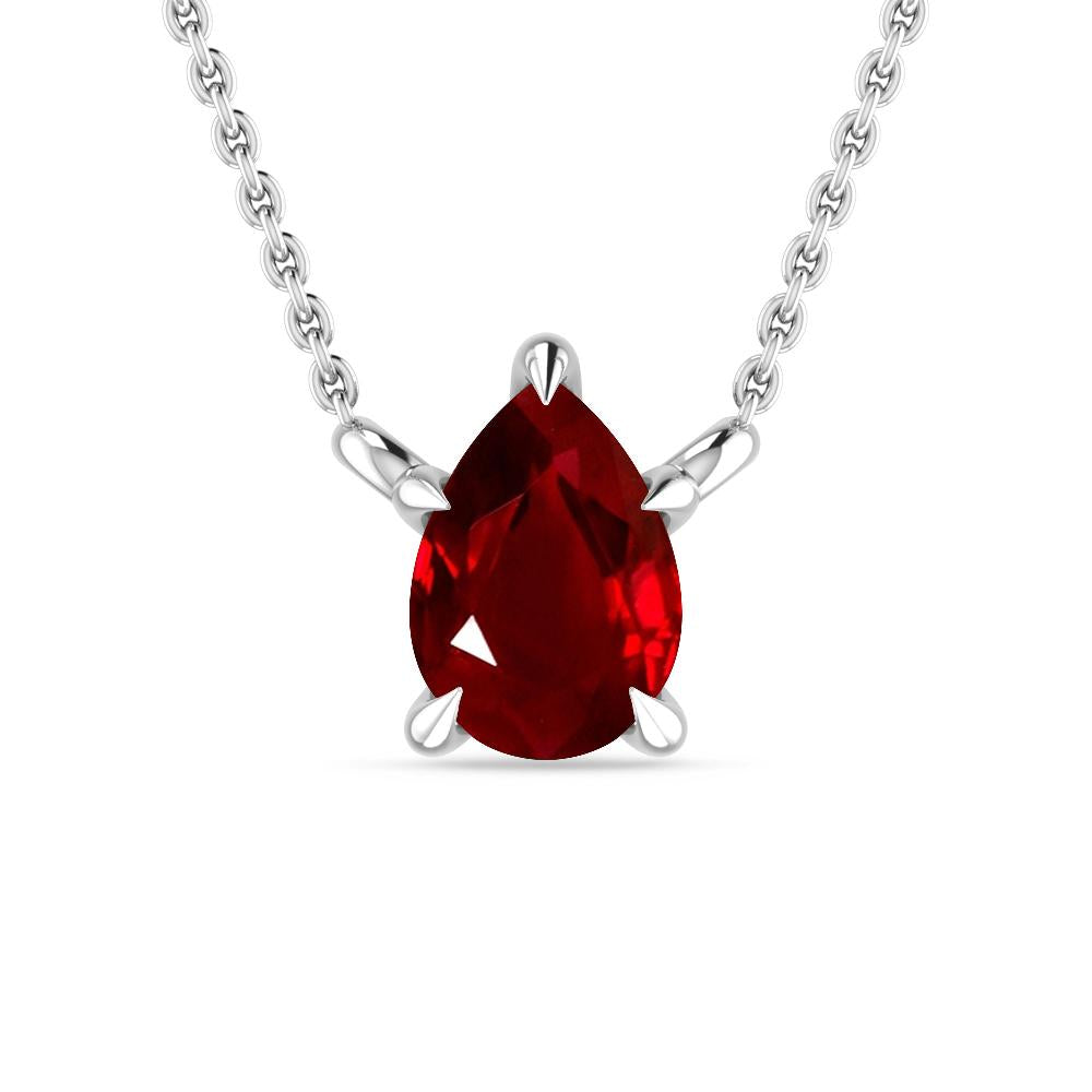 White Gold - Ruby