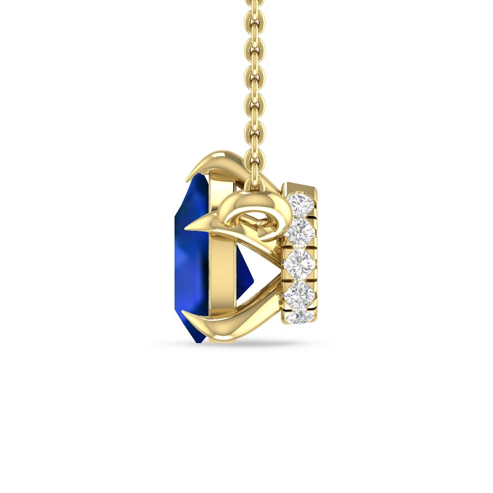 Yellow Gold - Sapphire