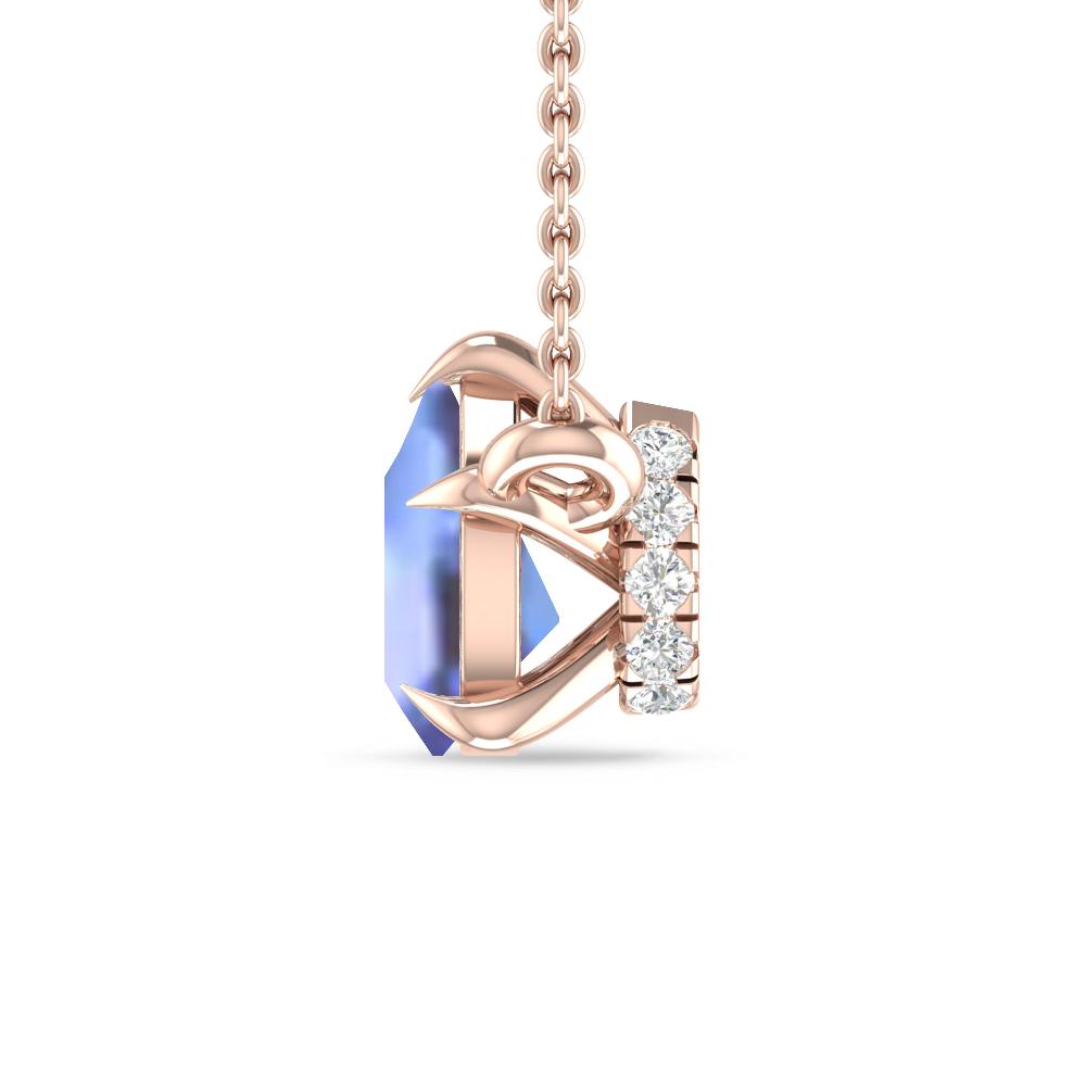 Rose Gold - Tanzanite