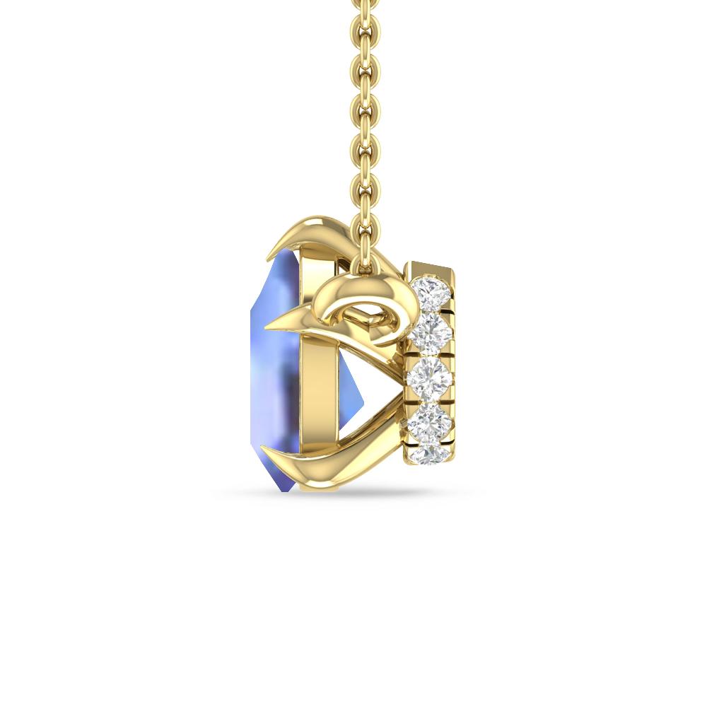 Yellow Gold - Tanzanite