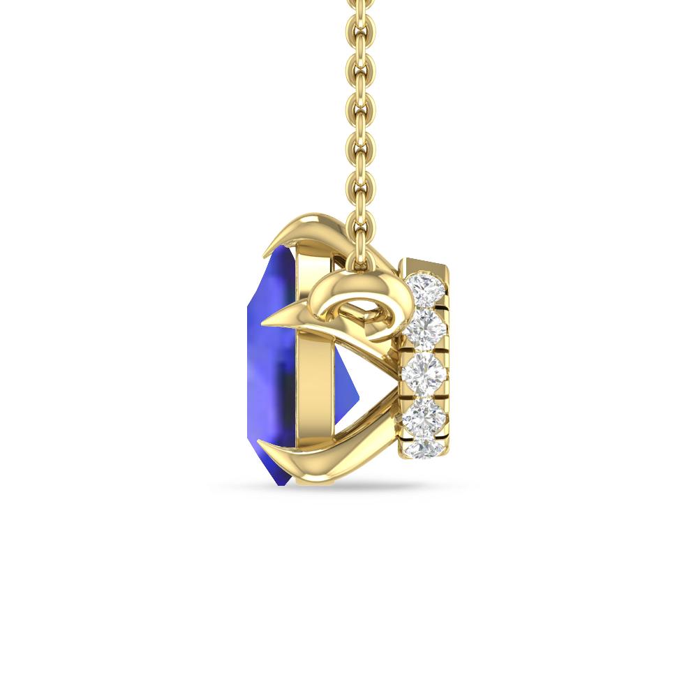 Yellow Gold - Tanzanite