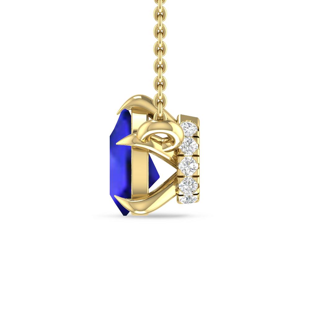 Yellow Gold - Tanzanite