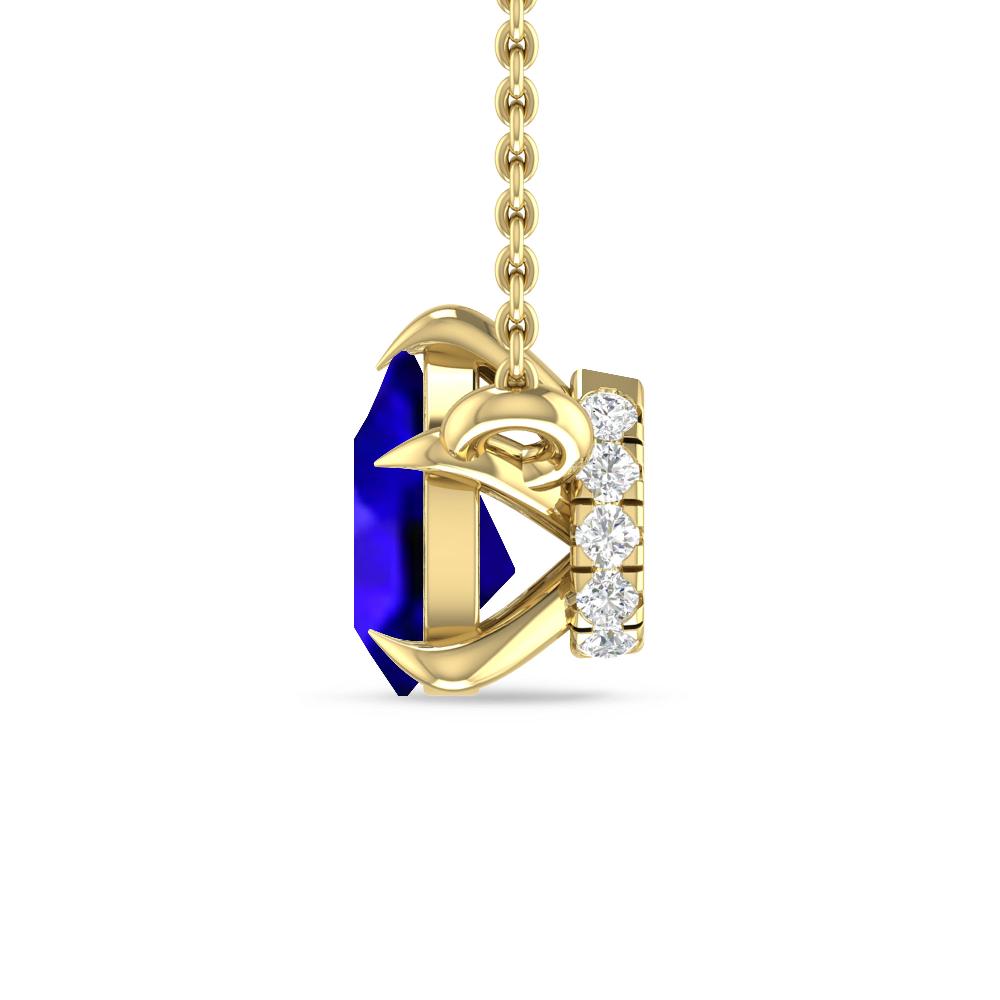 Yellow Gold - Tanzanite