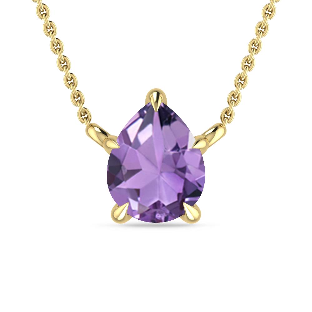 Yellow Gold - Amethyst