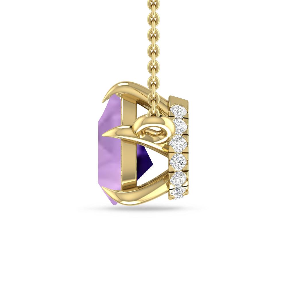 Yellow Gold - Amethyst