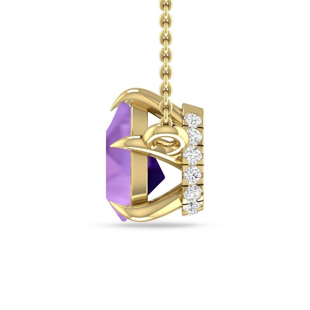 Yellow Gold - Amethyst