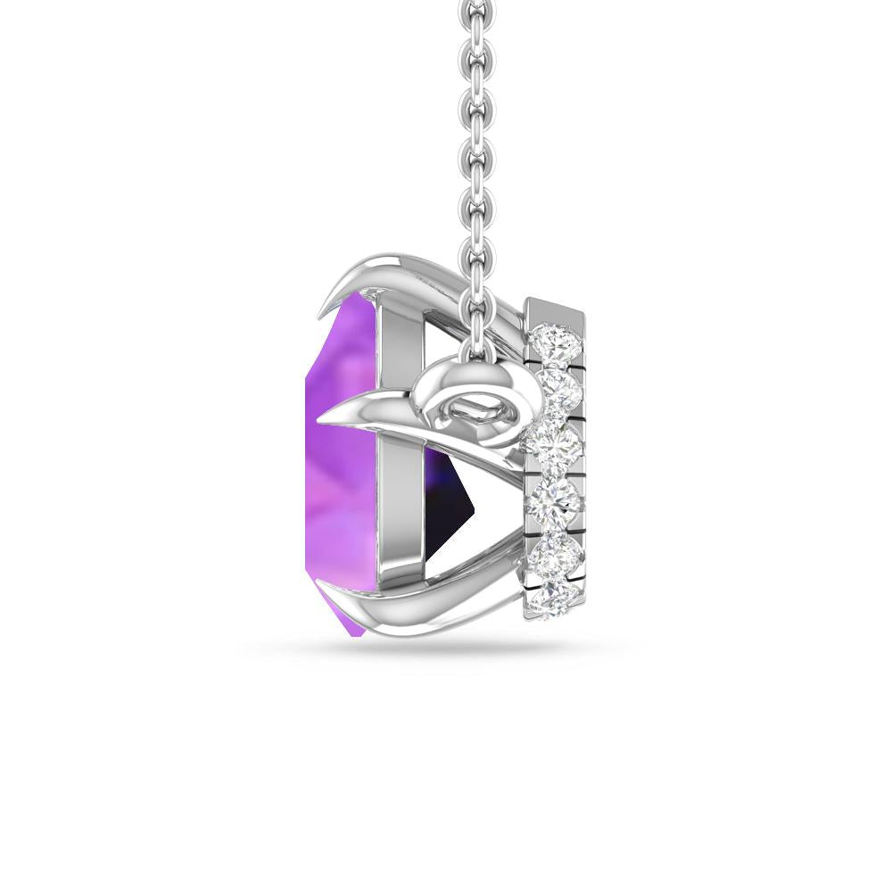 White Gold - Amethyst