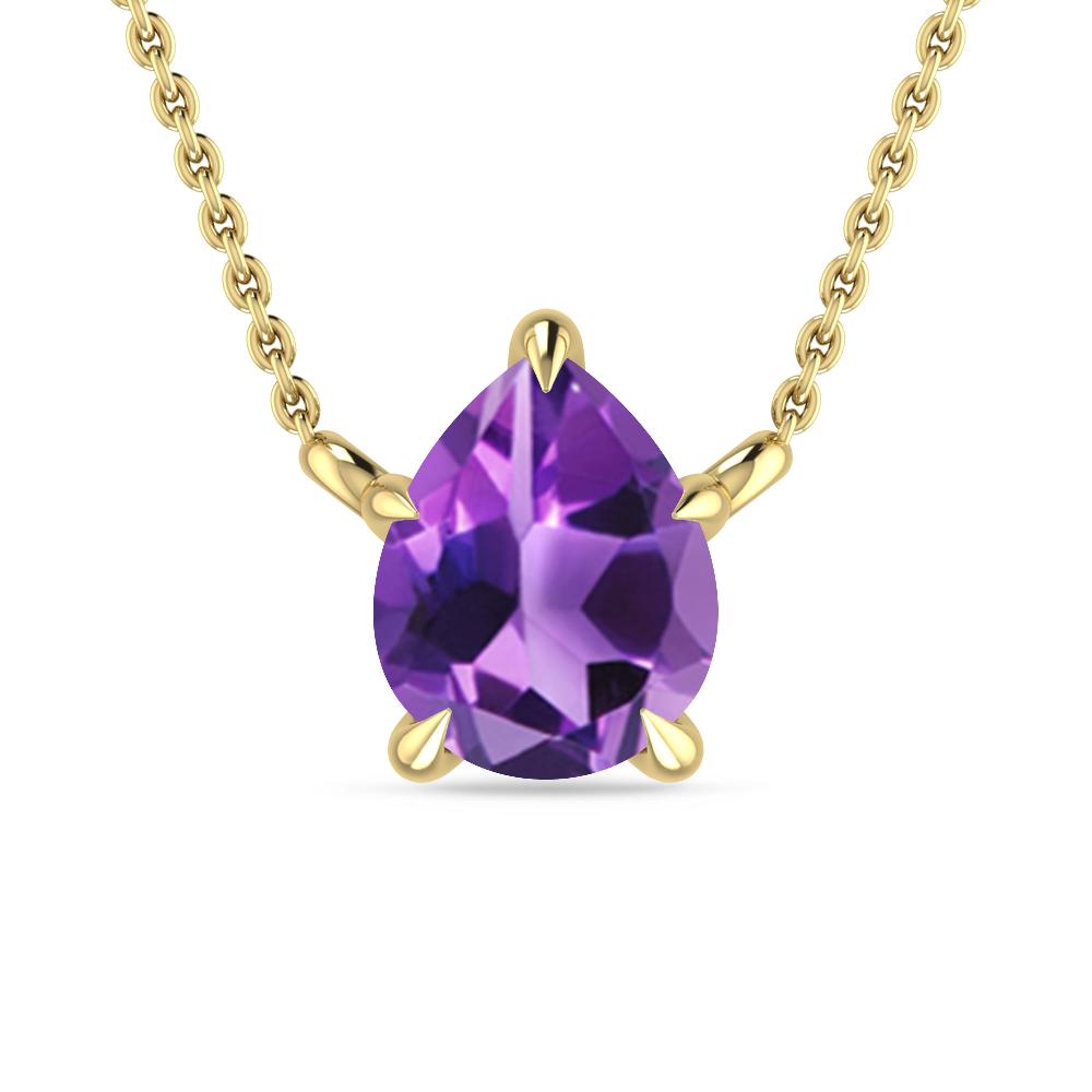 Yellow Gold - Amethyst