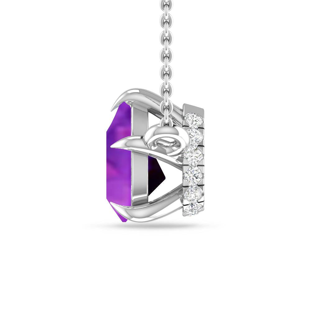 White Gold - Amethyst