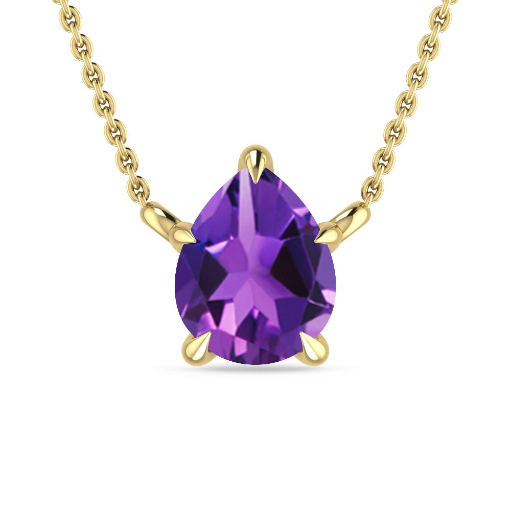 Yellow Gold - Amethyst