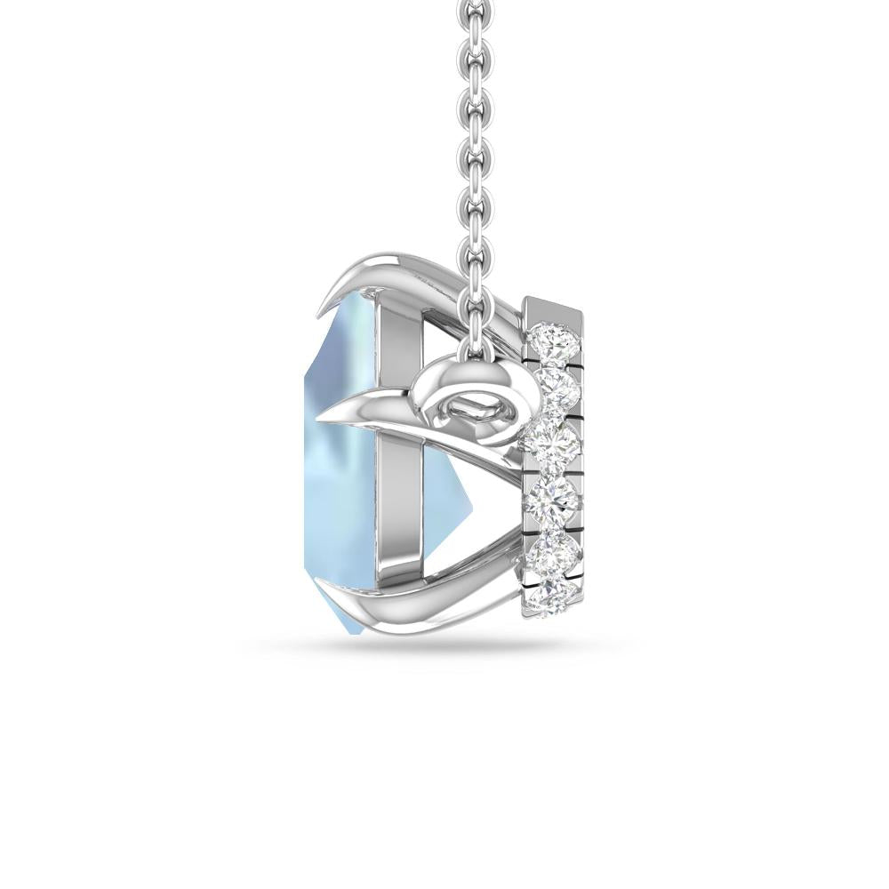 White Gold - Aquamarine