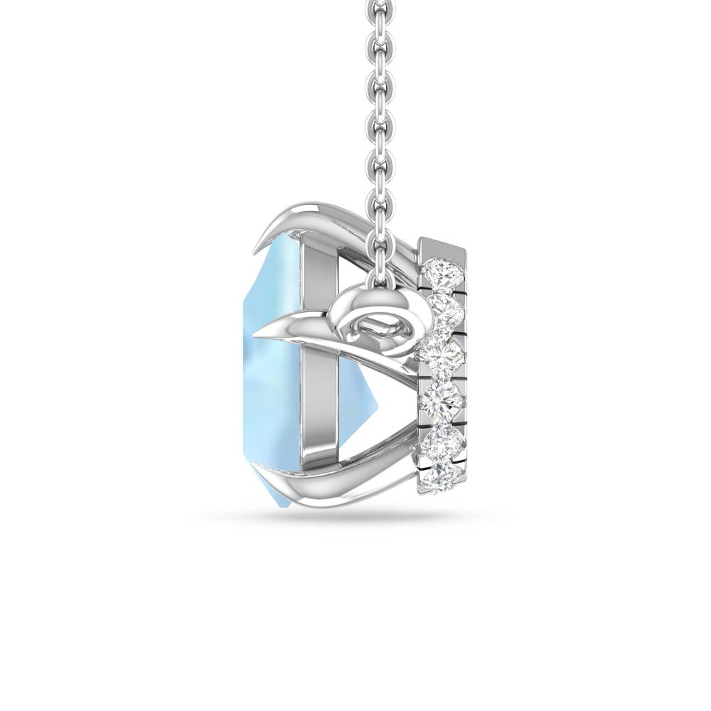 White Gold - Aquamarine