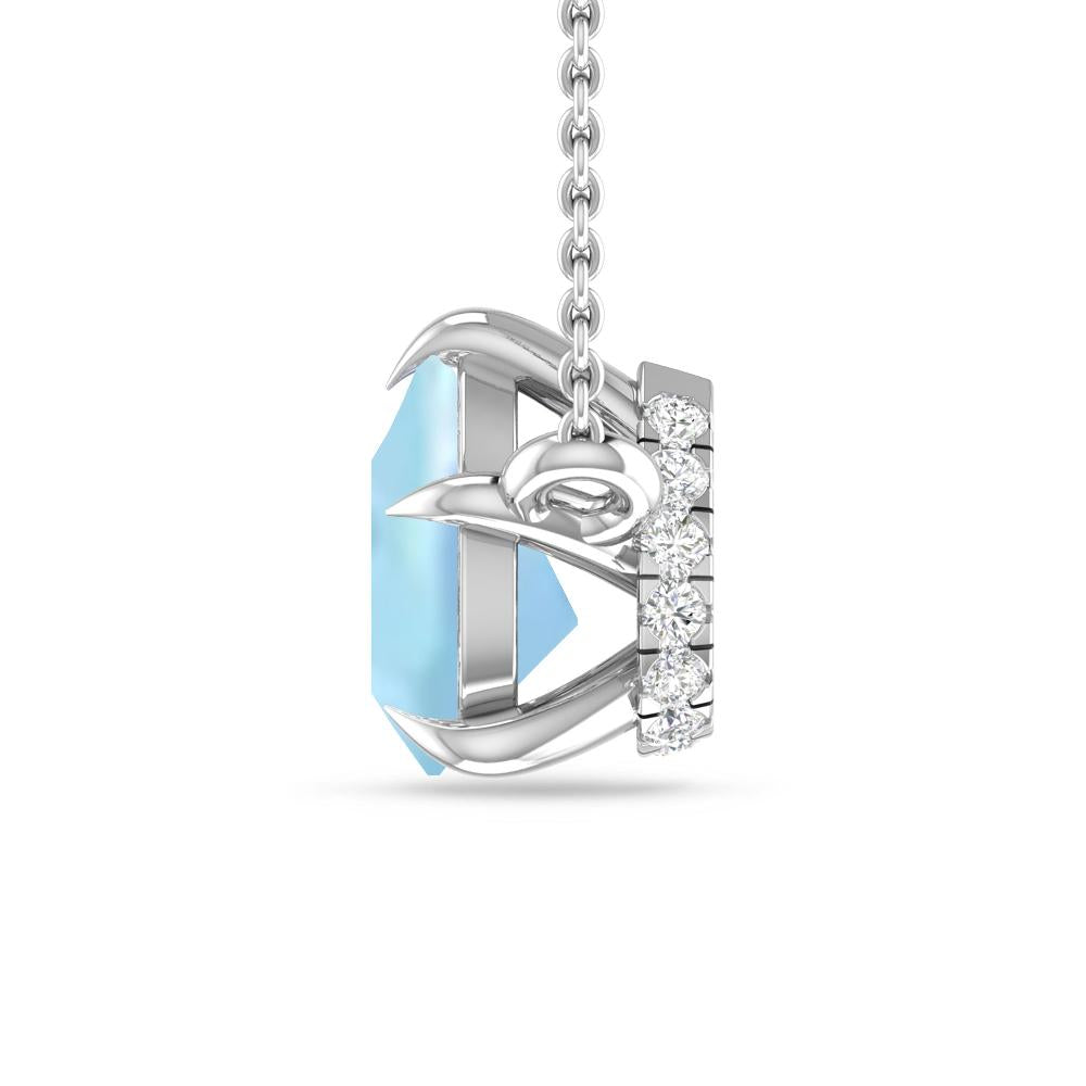 White Gold - Aquamarine