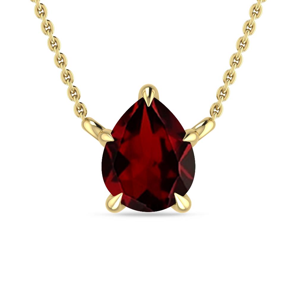 Yellow Gold - Garnet