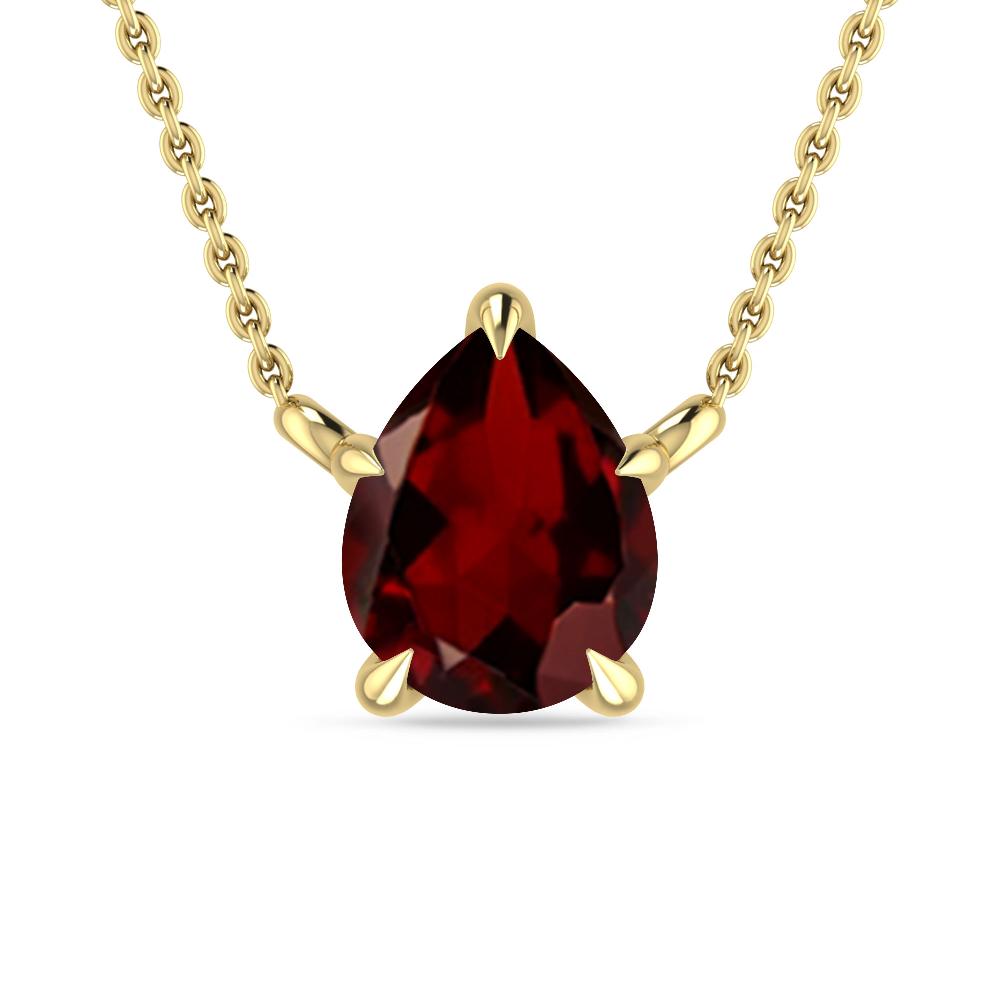 Yellow Gold - Garnet