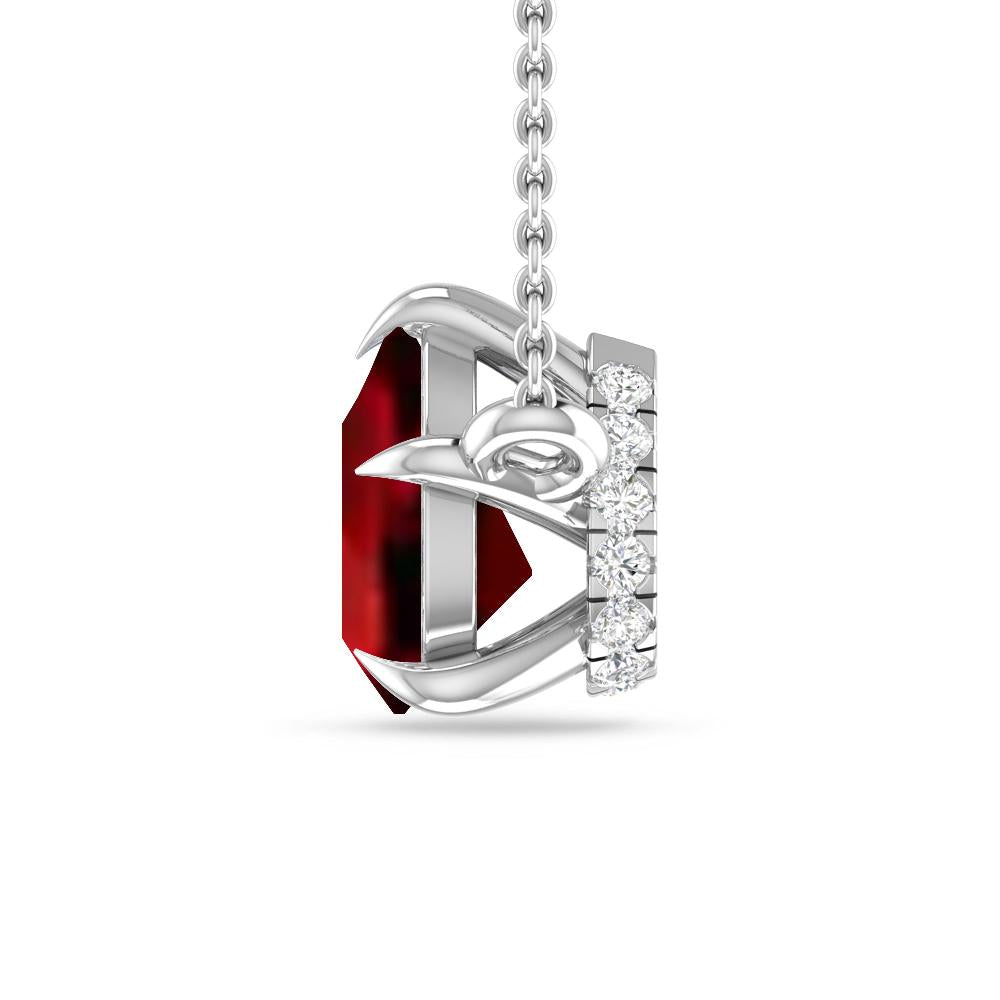 White Gold - Garnet