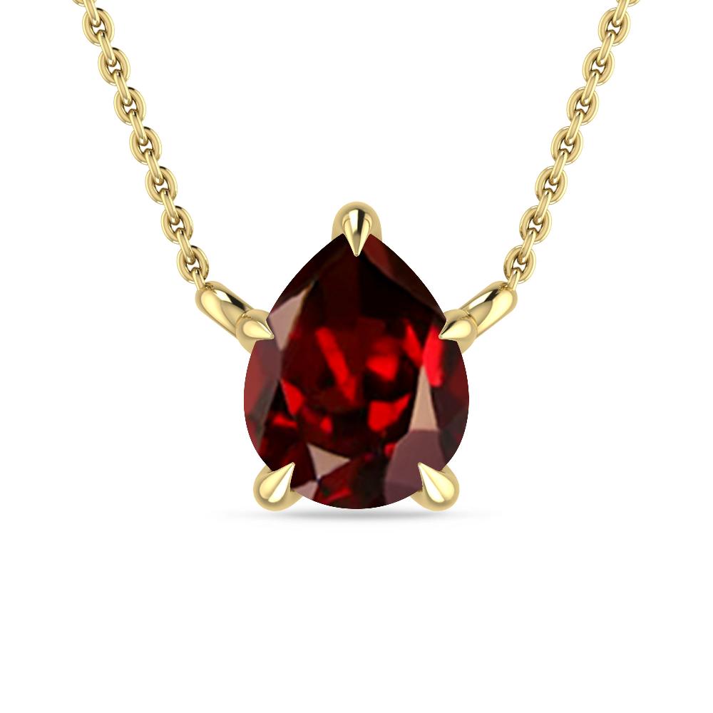 Yellow Gold - Garnet