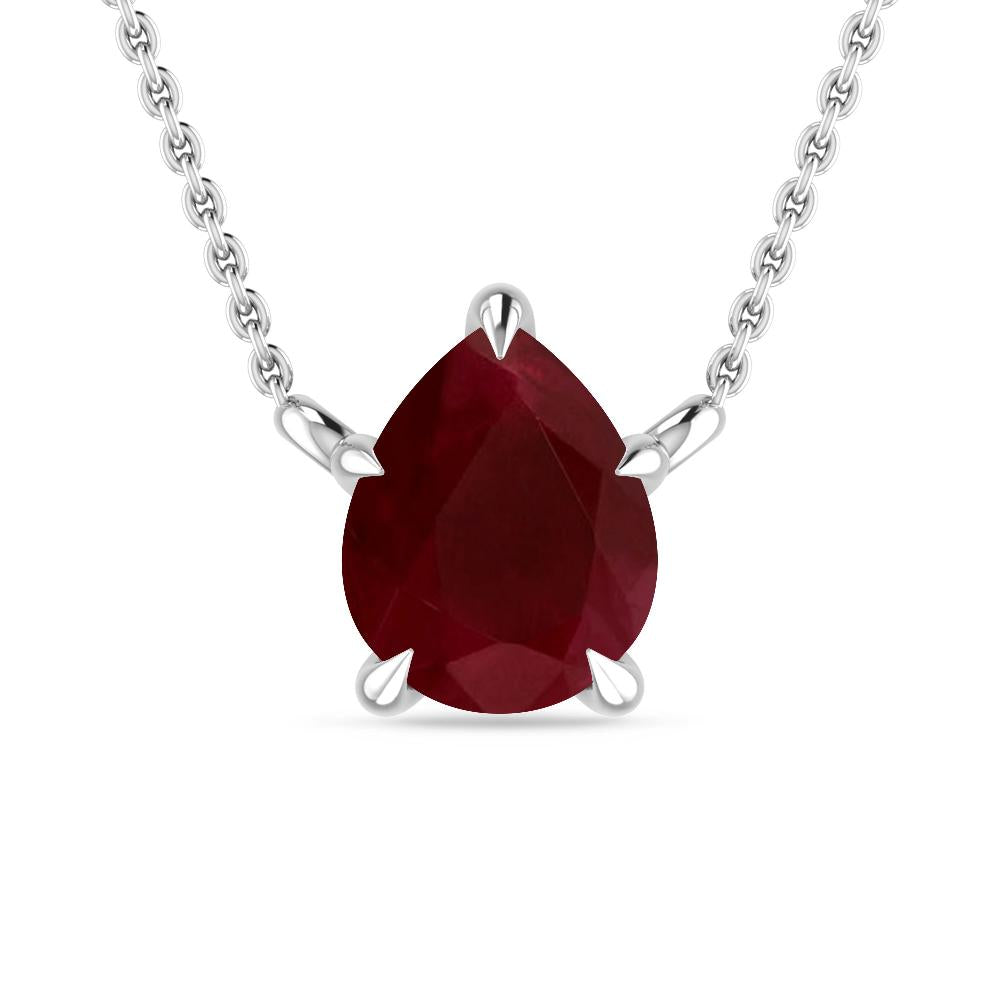 White Gold - Ruby